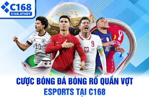 Cược bóng đá bóng rổ quần vợt eSports tại C168